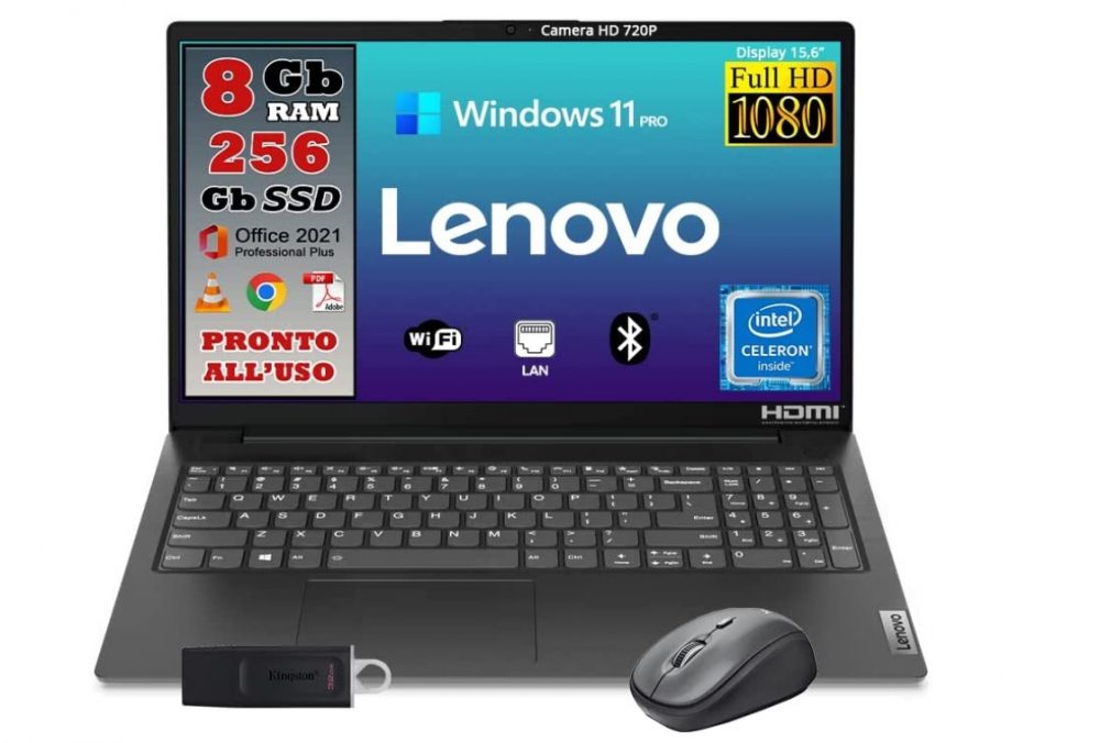 Scopri il nuovo Lenovo Notebook Monitor 15.6