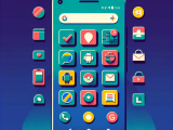 DALL·E 2023-10-27 08.18.10 - Illustrazione che raffigura un dispositivo Pixel con icone tematiche colorate e schermo personalizzato, con evidenza sul logo Android 13. Sullo sfondo