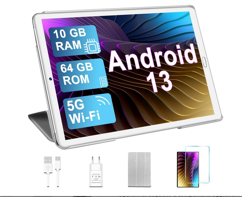 YESTEL Tablet 10 Pollici Android 13: Il Massimo del Potere e della  Versatilità