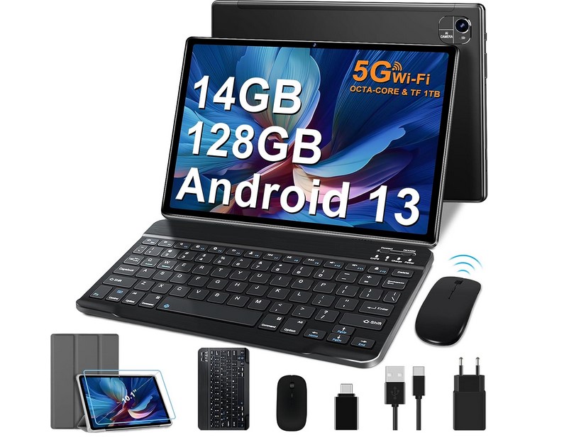 FACETEL Tablet Android 13: Recensione del Tablet 10 Pollici con Octa-Core,  14 GB di RAM, e Display FHD