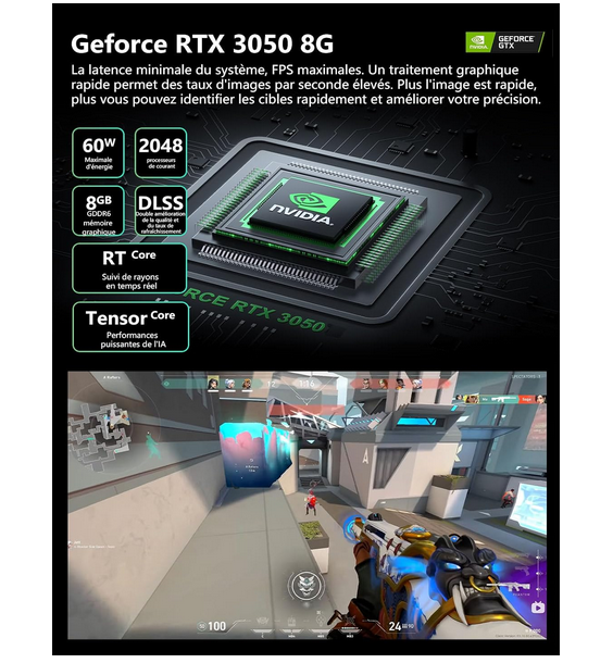  NVIDIA GeForce RTX 3050
