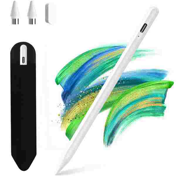 Penna Stilo Tablet Android KBCASE: Compatibile con Samsung, iPhone, Lenovo,  Xiaomi, Huawei – Touch Screen, 3 Punte di Ricambio